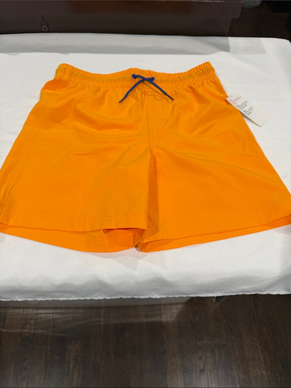 Old Navy Orange boys bathing suit with Navy Drawstring